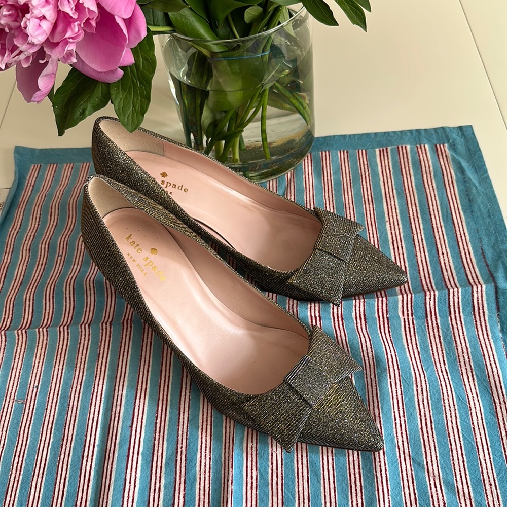 Kate Spade sparkly pump